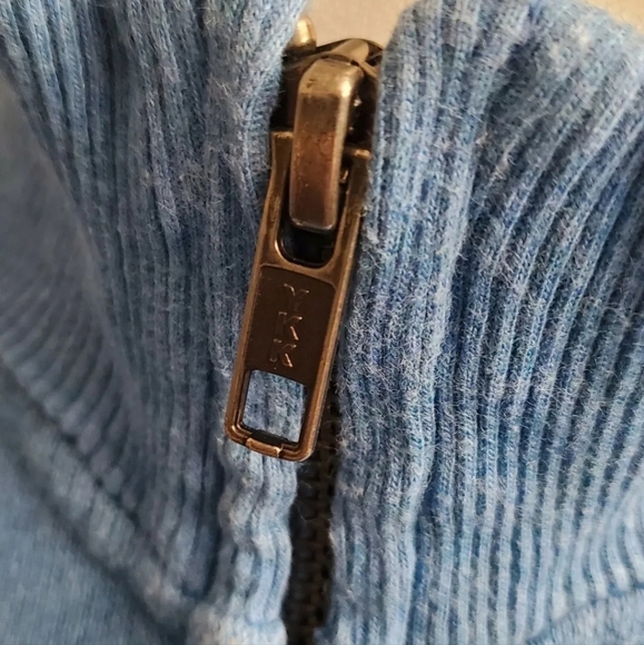 Mens Levi Strauss & Co LEVIS BLUE Zip Cardigan Small 36" 10 uk Lightweight - Picture 4 of 7